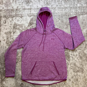 Under Armour Women's Size M? Pullover Hoodie Loose Coldgear Purple Long Sleeve
